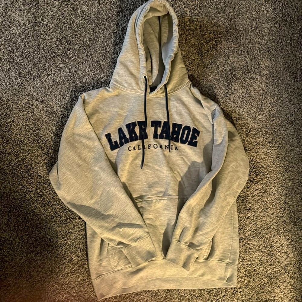 grey lake tahoe hoodie